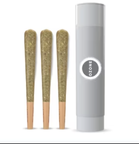 Photograph of product: Ozone Banorange 0.5g 3pk Prerolls