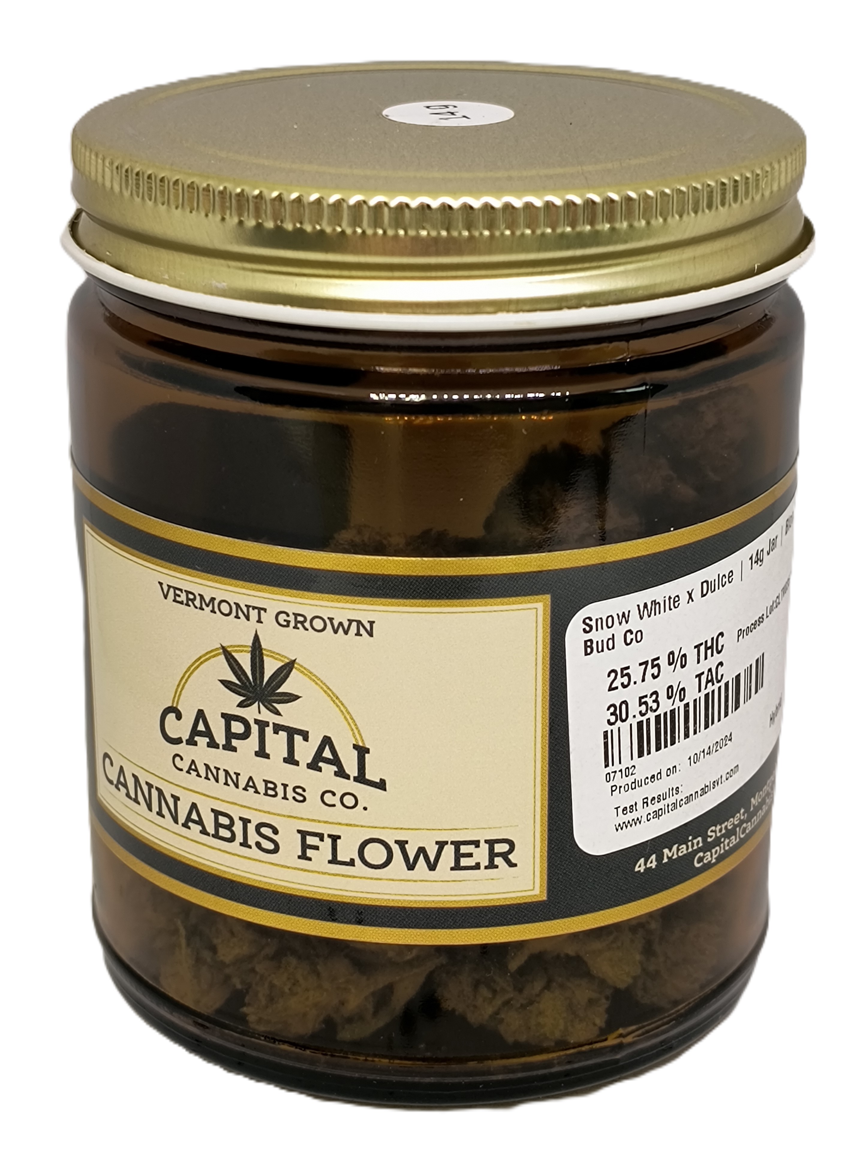 Photograph of product: Snow White x Dulce Jar | Blondies Bud Co - 28g