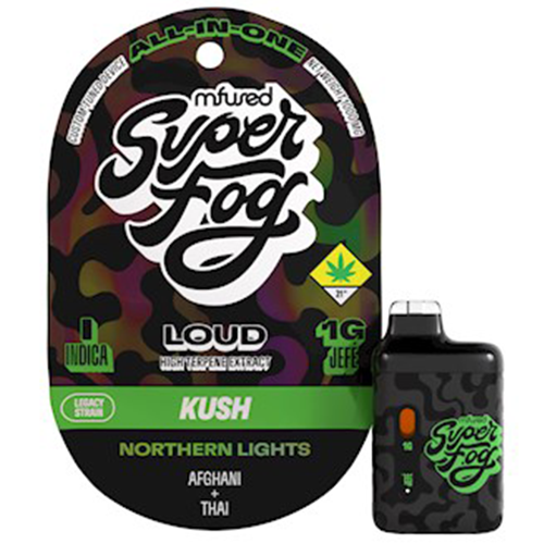 Photograph of product: Super Fog Kush: Northern Lights (I)  - High Terpene Extract Disposable
