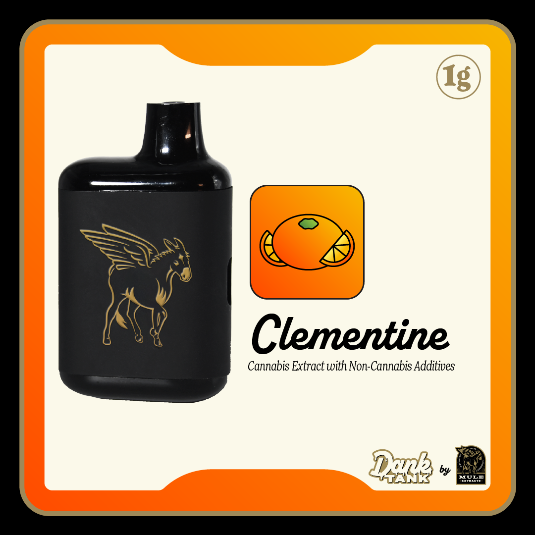 Photograph of product: Disposable | Distillate | Clementine | 1g