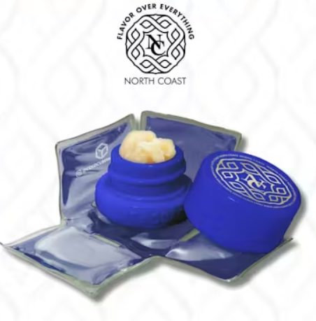 Photograph of product: North Coast x Adams Family | Tropicana Banana Cold Cured Rosin Tier 2