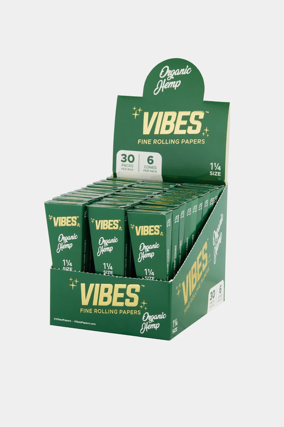 Photograph of product: VIBES Cones - 1.25" - Organic Hemp