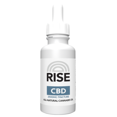 Photograph of product: Rise CBD Tincture 2500mg CBD