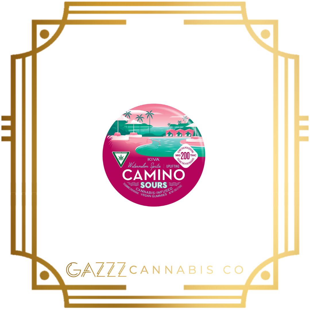 Photograph of product: Camino | Sour Gummies 200mg | 10-Pck - Watermelon Spritz