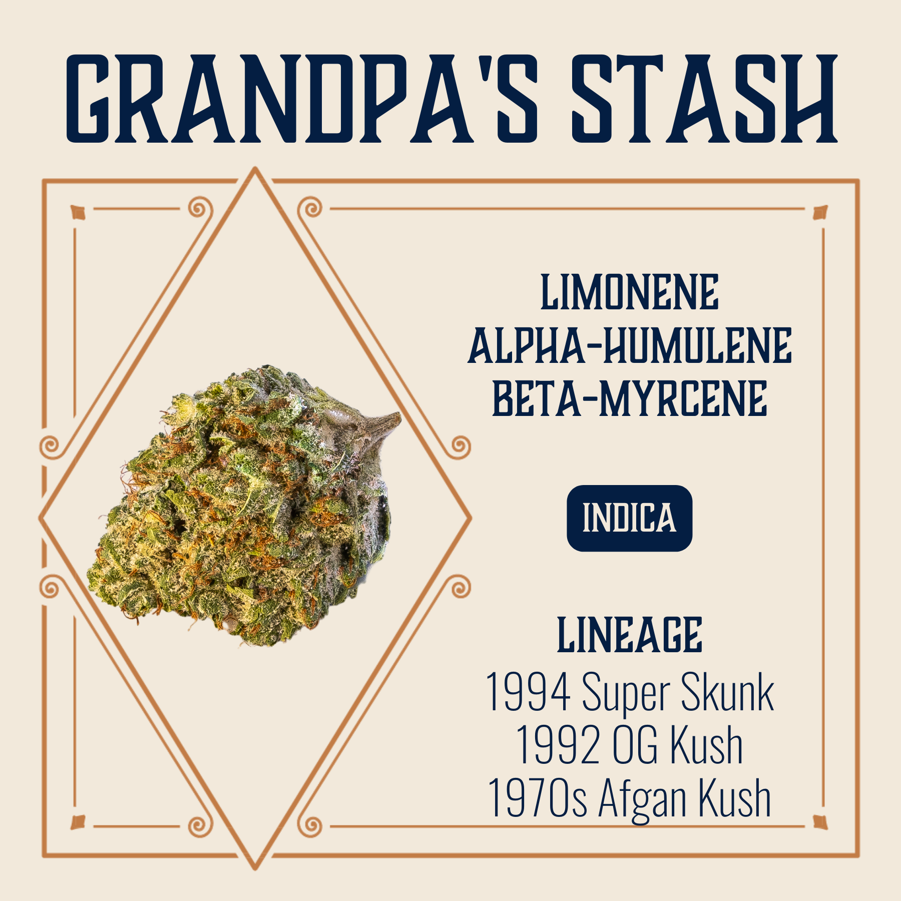 Photograph of product: Grandpa's Stash Flower | 3.5g
