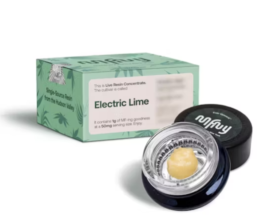 Photograph of product: Electric Lime - 1g Live Resin Badder