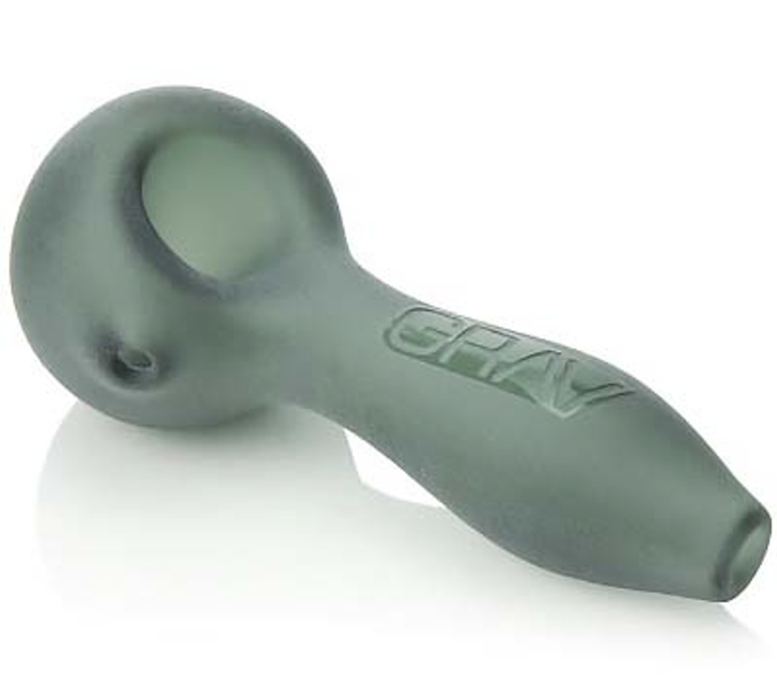 Photograph of product: GRAV 4" Sandblasted Spoon - Smoke Grey