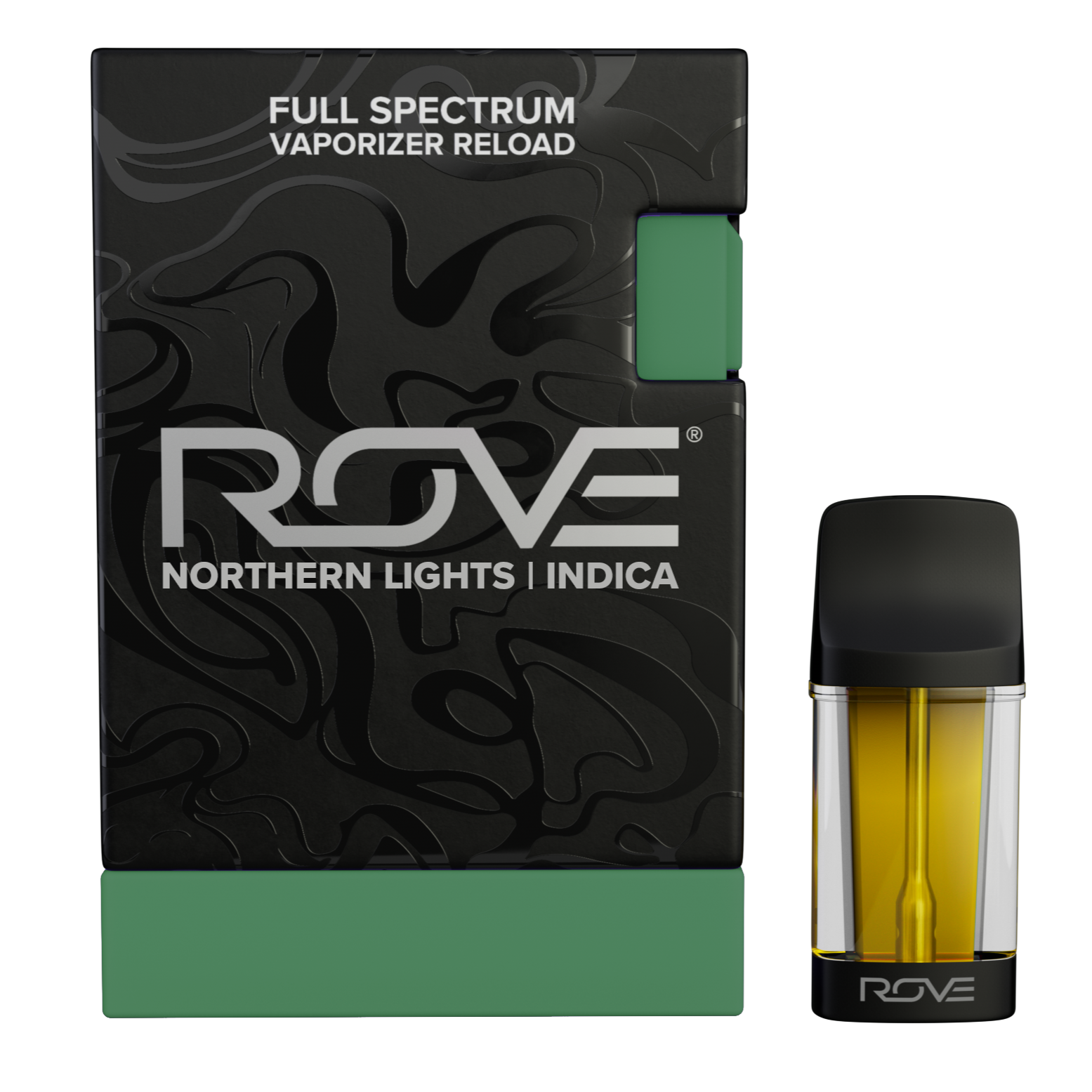 Photograph of product: ROVE Northern Lights Live Resin Diamond Pod Reload | 1g