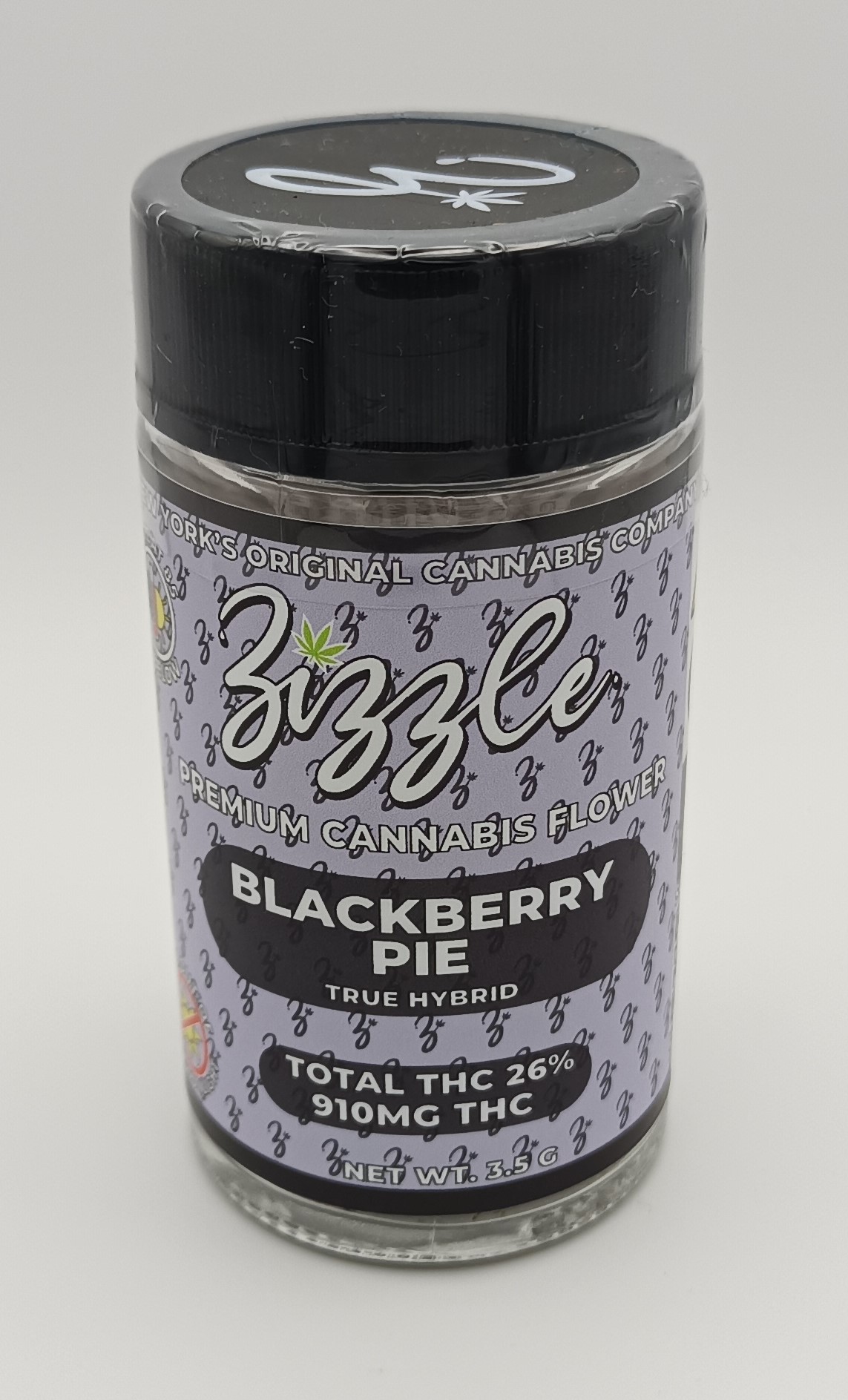 Photograph of product: Zizzle Blackberry Pie Flower - 3.5g