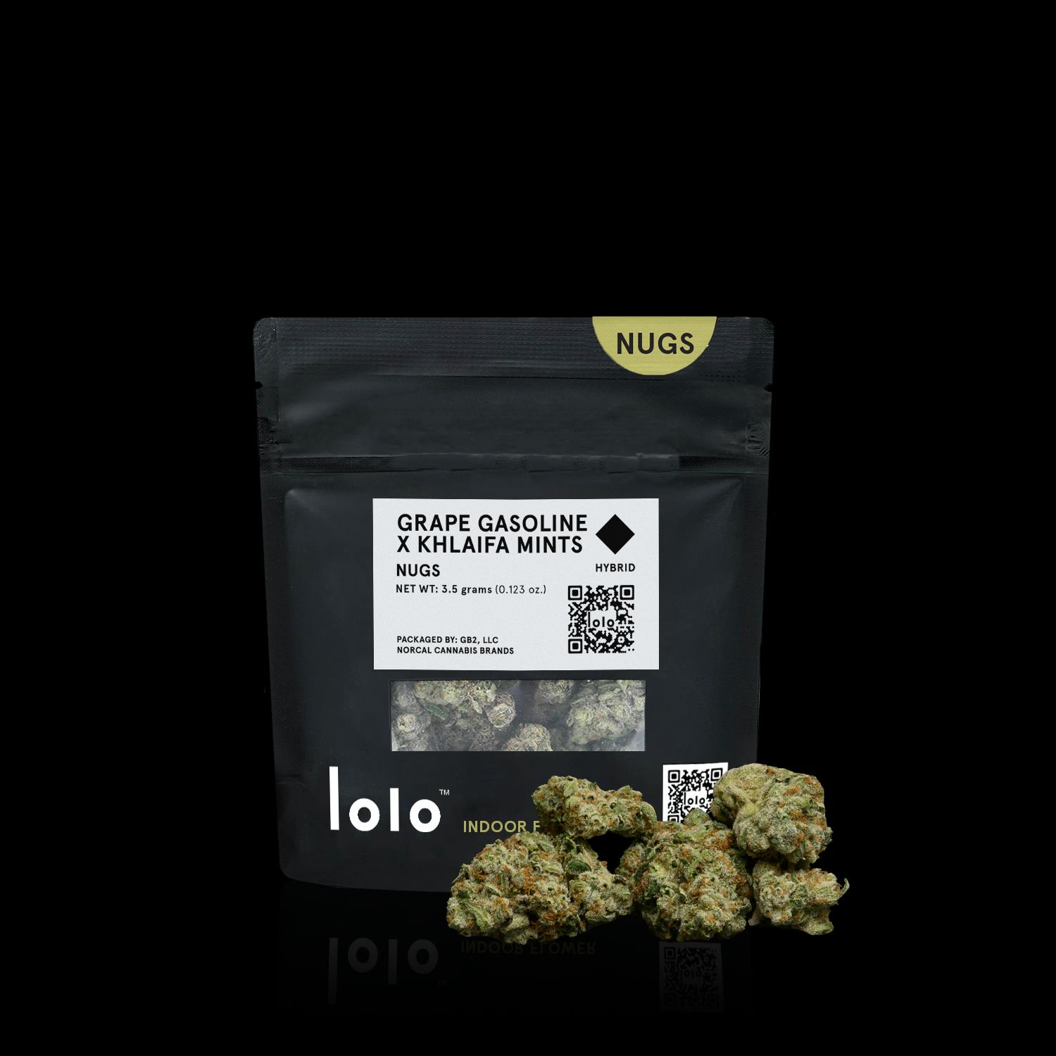 Photograph of product: Grape Gasoline x Khalifa Mints | Indoor Nugs | 3.5g