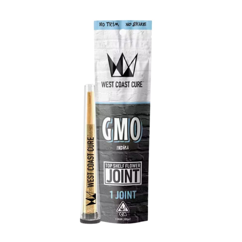 Photograph of product: GMO PREROLL 1G - WEST COAST CURE