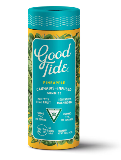 Photograph of product: Good Tide Passion Fruit 1:1:1 TH-oui/CBD/CBN 200mg