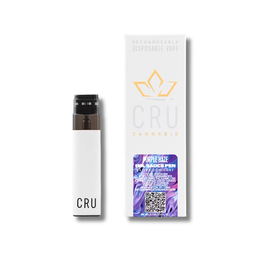 Photograph of product: Cru - Purple Haze Disposable Vape - 1g