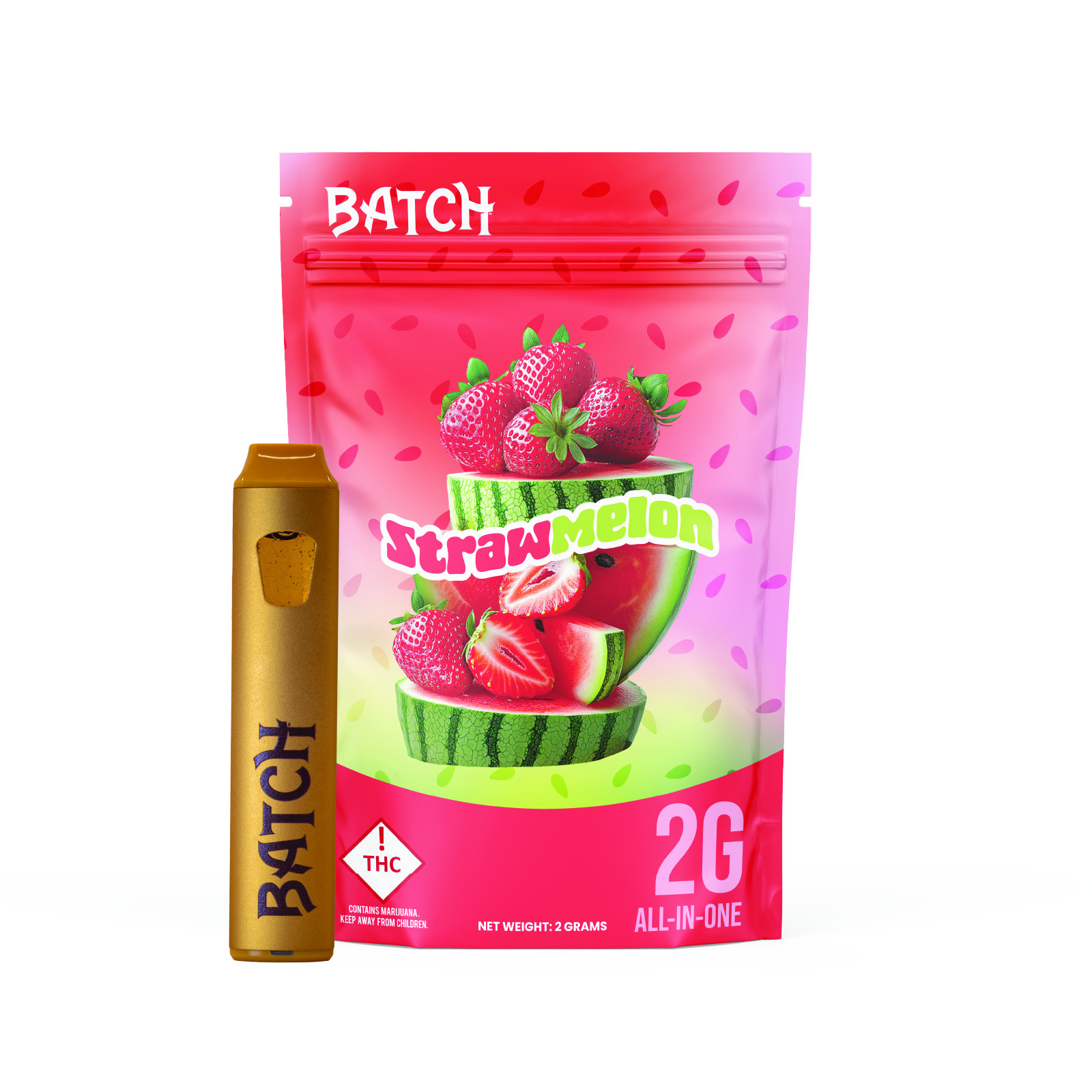 Photograph of product: Batch | AIO | Flavors Strawmelon | 2 g