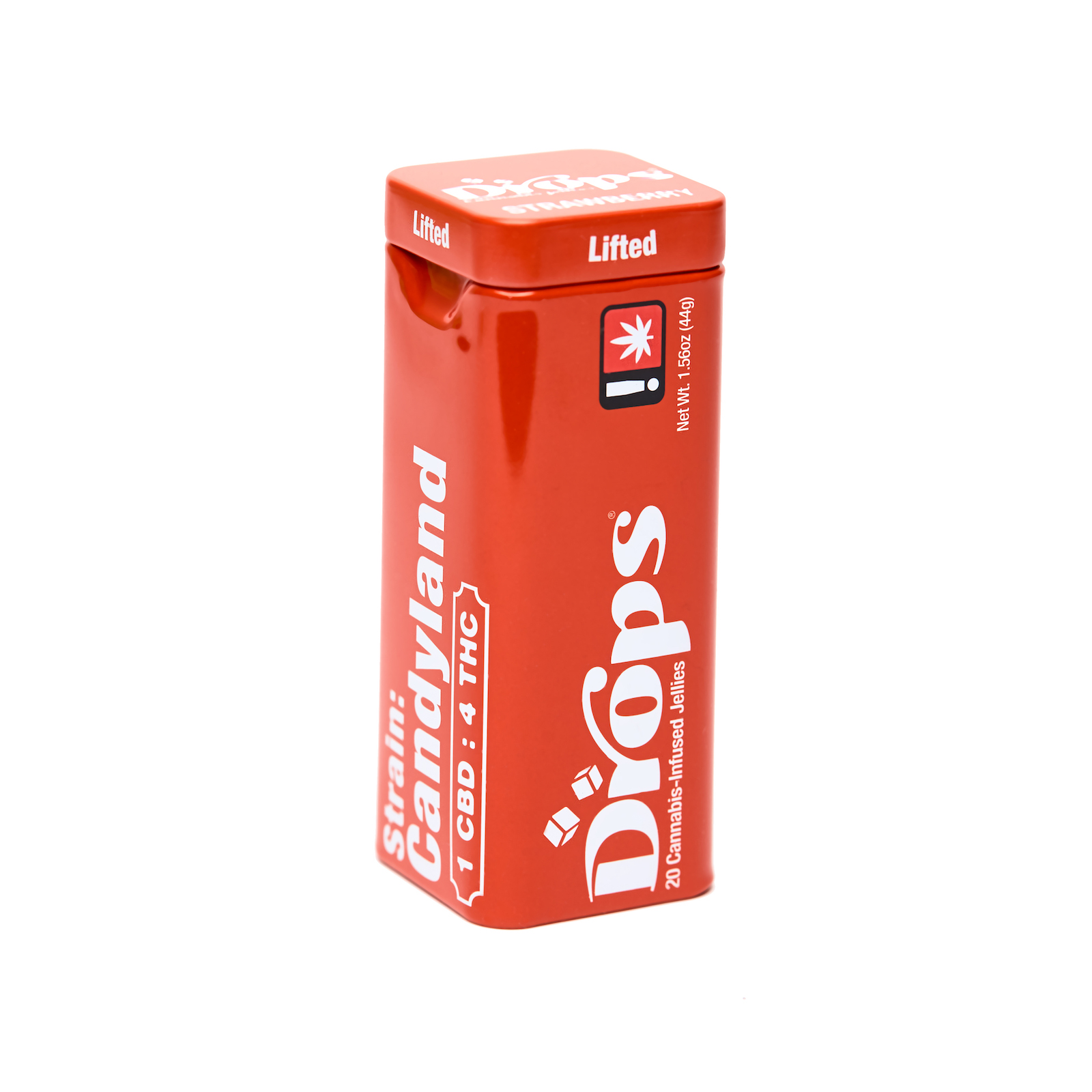Photograph of product: Drops - Strawberry Gummies 20pk 1:1:2
