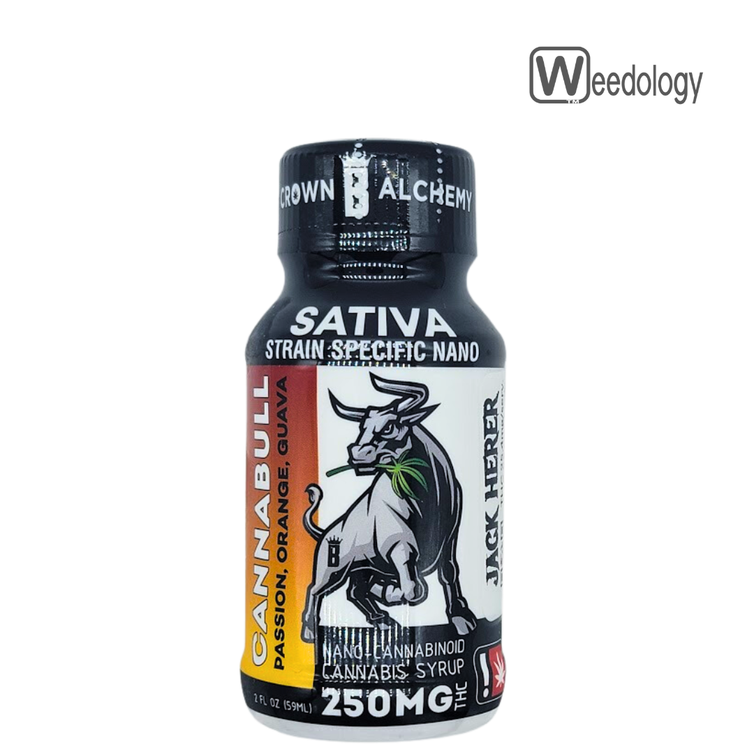 Photograph of product: Cannabull 2oz PASSION ORANGE GUAVA 250mg Tincture