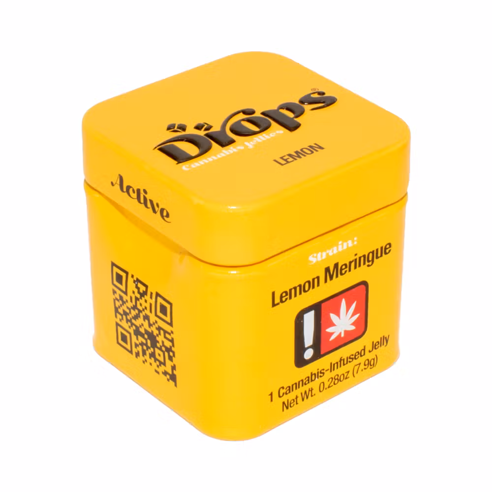 Photograph of product: Drops - Lemon Active - Single - 100mg