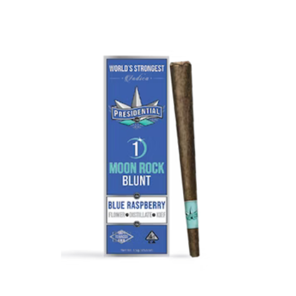 Photograph of product: Presidential Blue Raspberry Infused Blunt