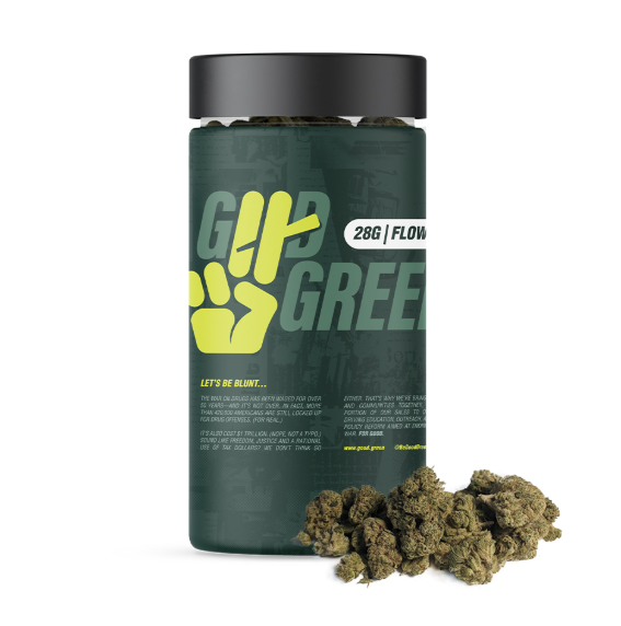 Photograph of product: GOOD GREEN LAVENDER GELATO POPCORN 28G