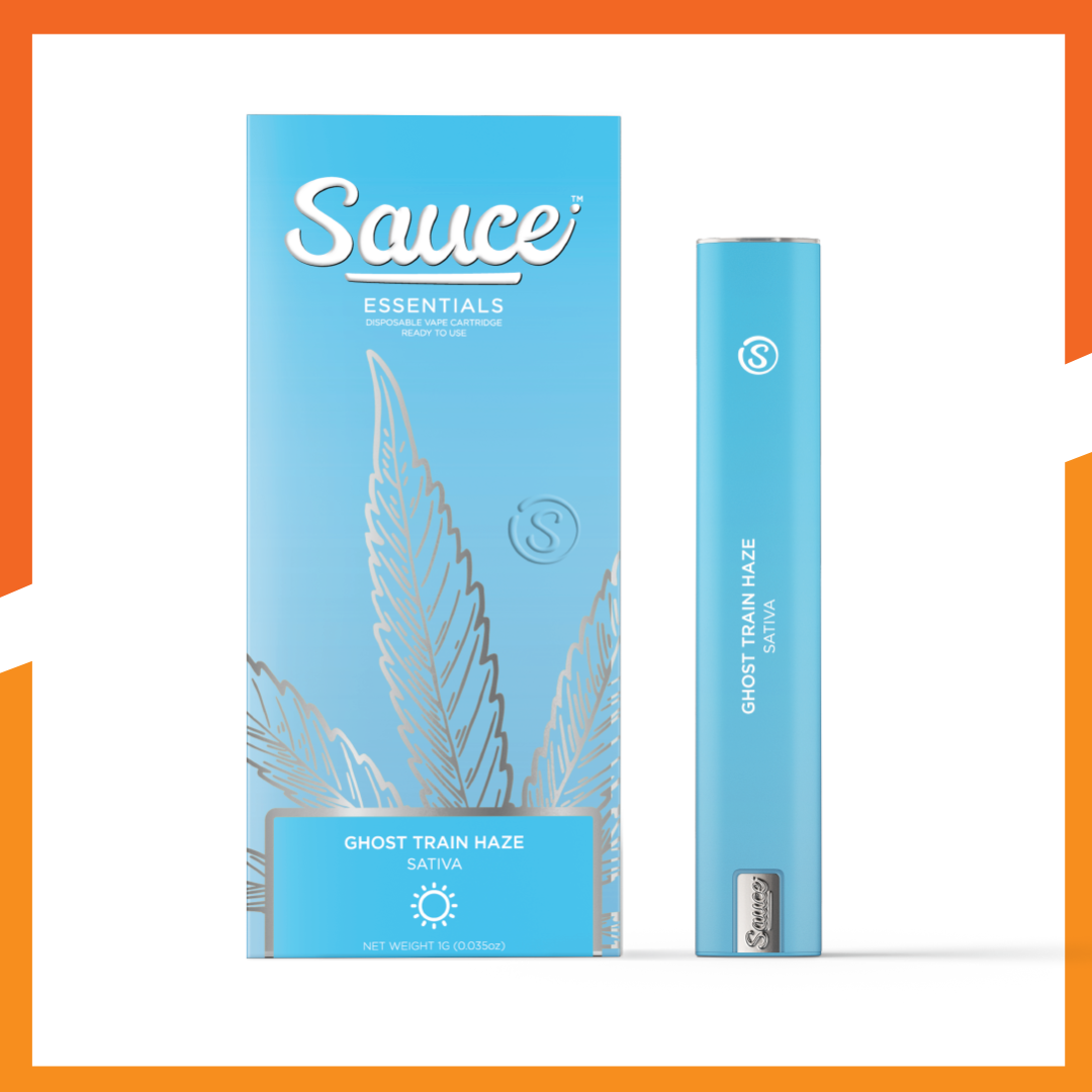 Photograph of product: Oui'd Ghost Train Haze | Live Resin Disposable Vape | Elevate