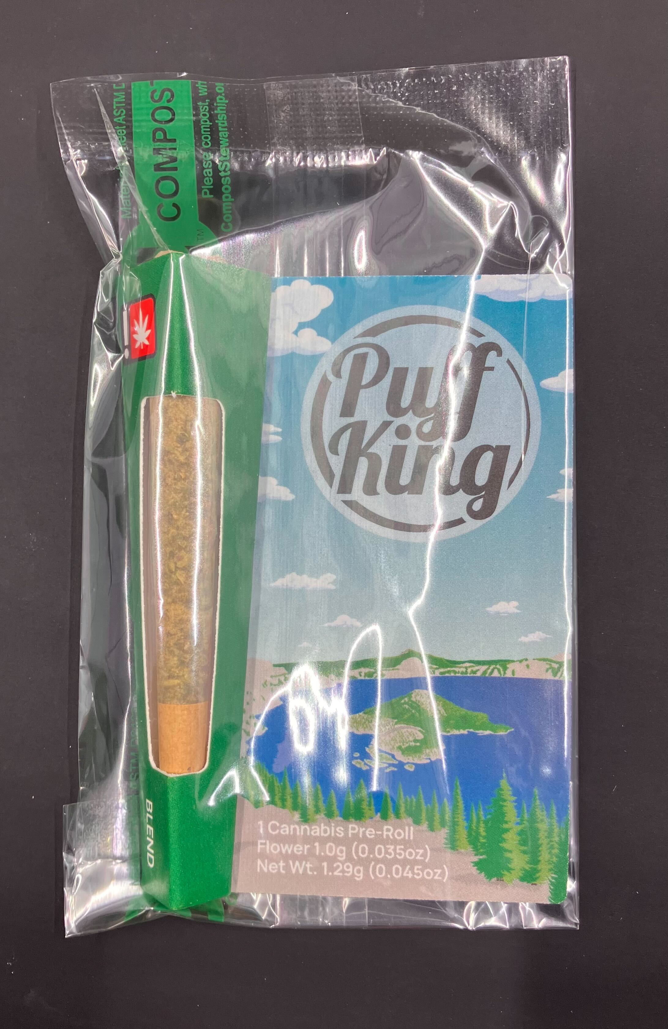 Photograph of product: Pre-Roll 1g Mac 'N' Cheese (Puff King)