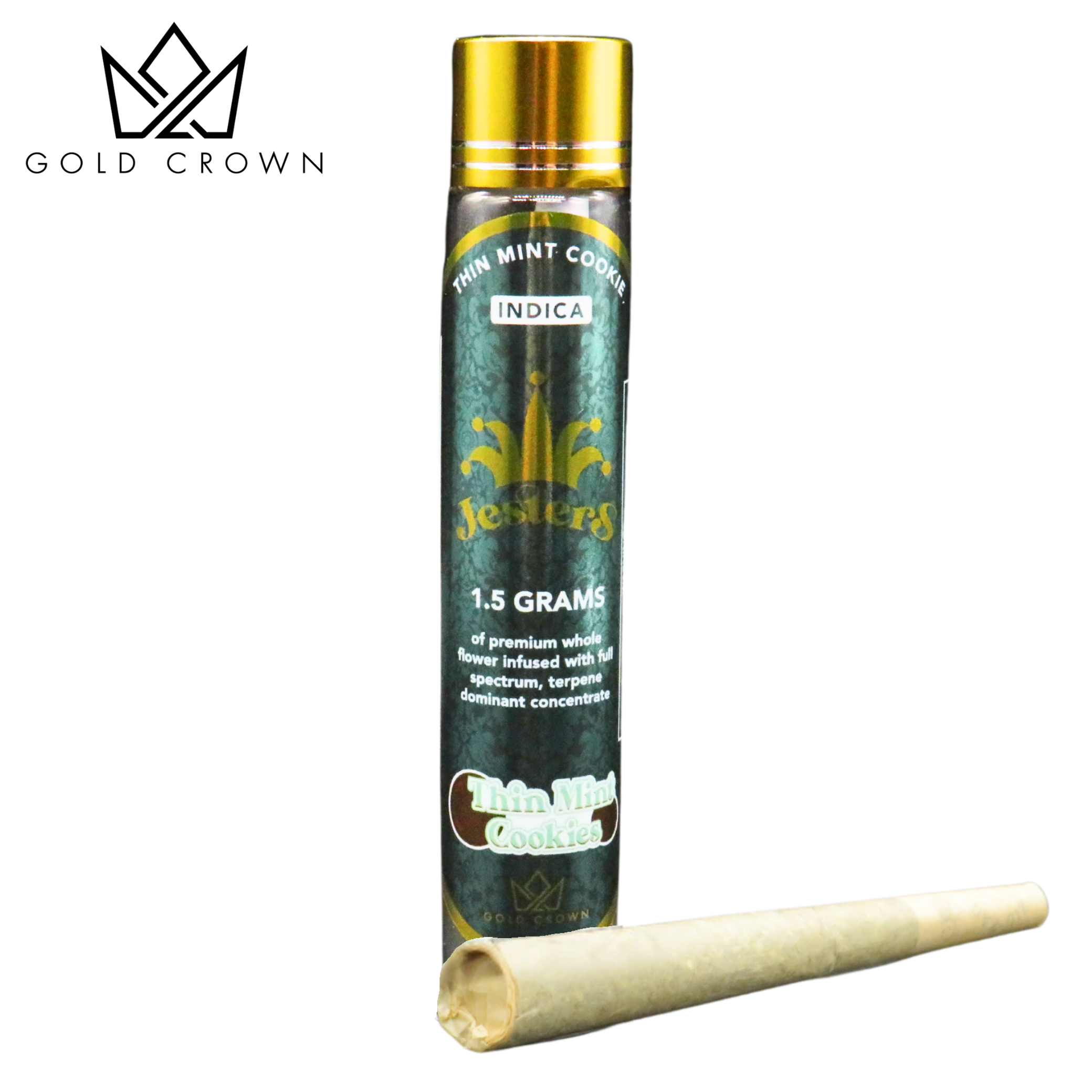 Photograph of product: Jesters - Thin Mint Cookies | 1.5g