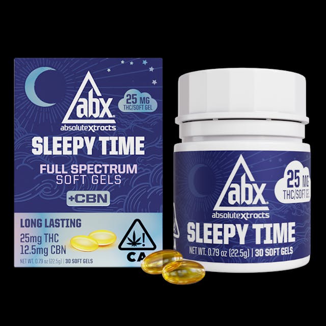 Photograph of product: Sleepy Time CBN Soft Gels 25mg 10ct. - 