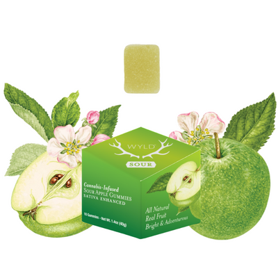 Photograph of product: Sour Apple | Gummy 10-Pack