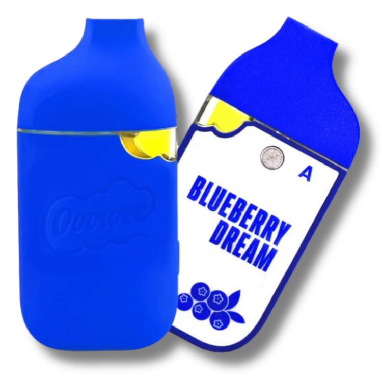 Photograph of Product: A SIDE - Blueberry Dream Flavored Distillate Disposable Vape (Ooowee Mini)