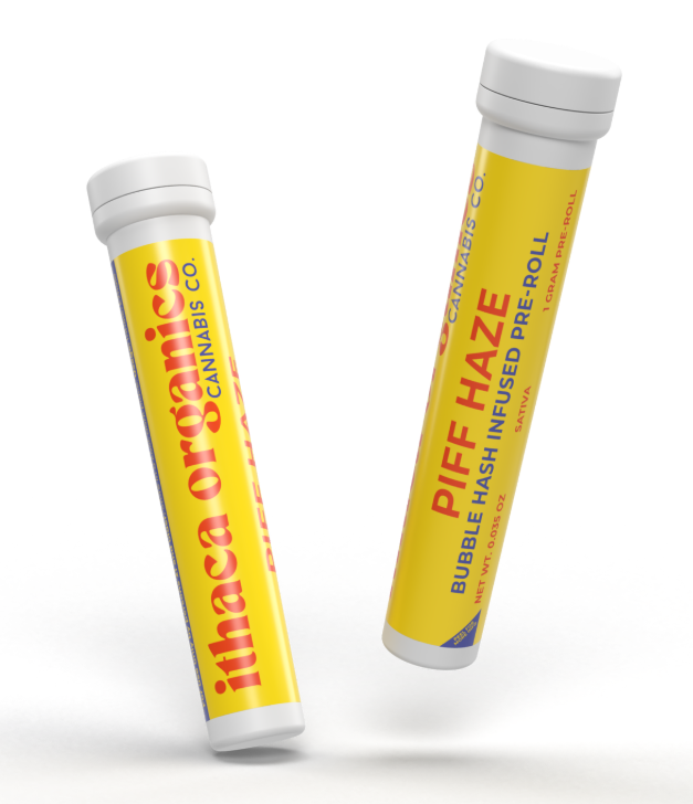 Photograph of Product: Bubble Hash Infused Piff Haze | 1.3g Pre roll | Sativa Dominant | Ithaca Organics