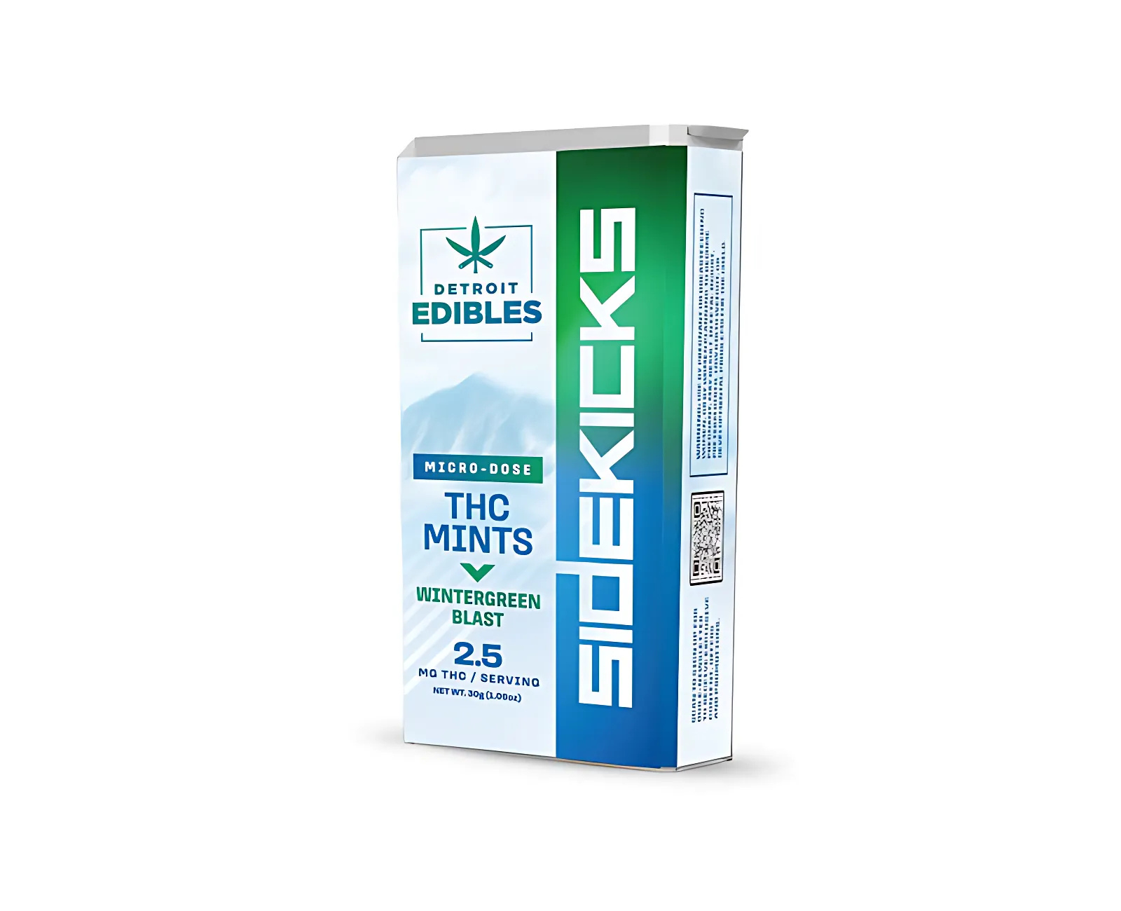 Photograph of product: Detroit Edibles- Wintergreen Blast Sidekicks- 100mg TH-oui
