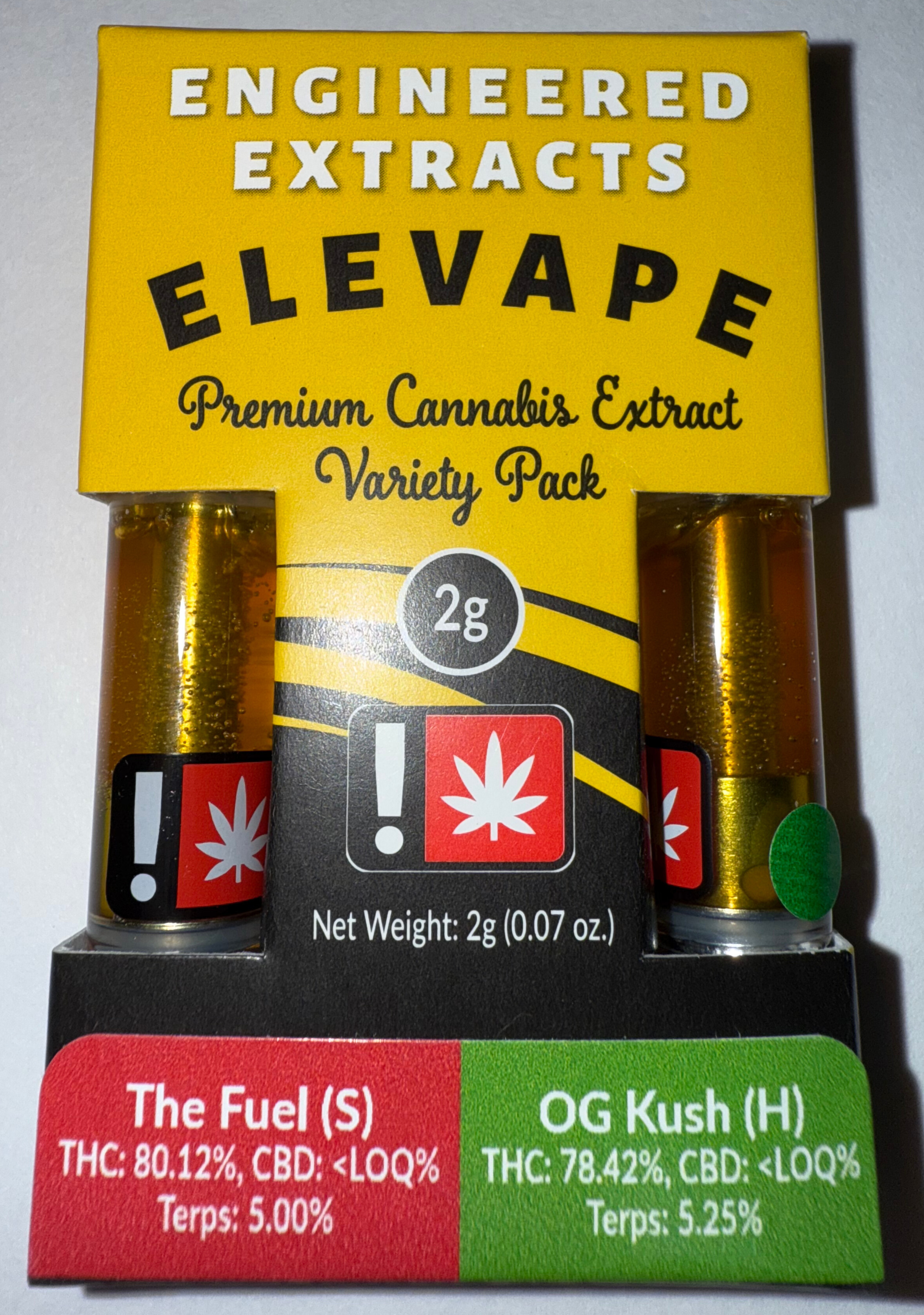 Photograph of product: The Fuel (S) + OG Kush (I) Combo Pack