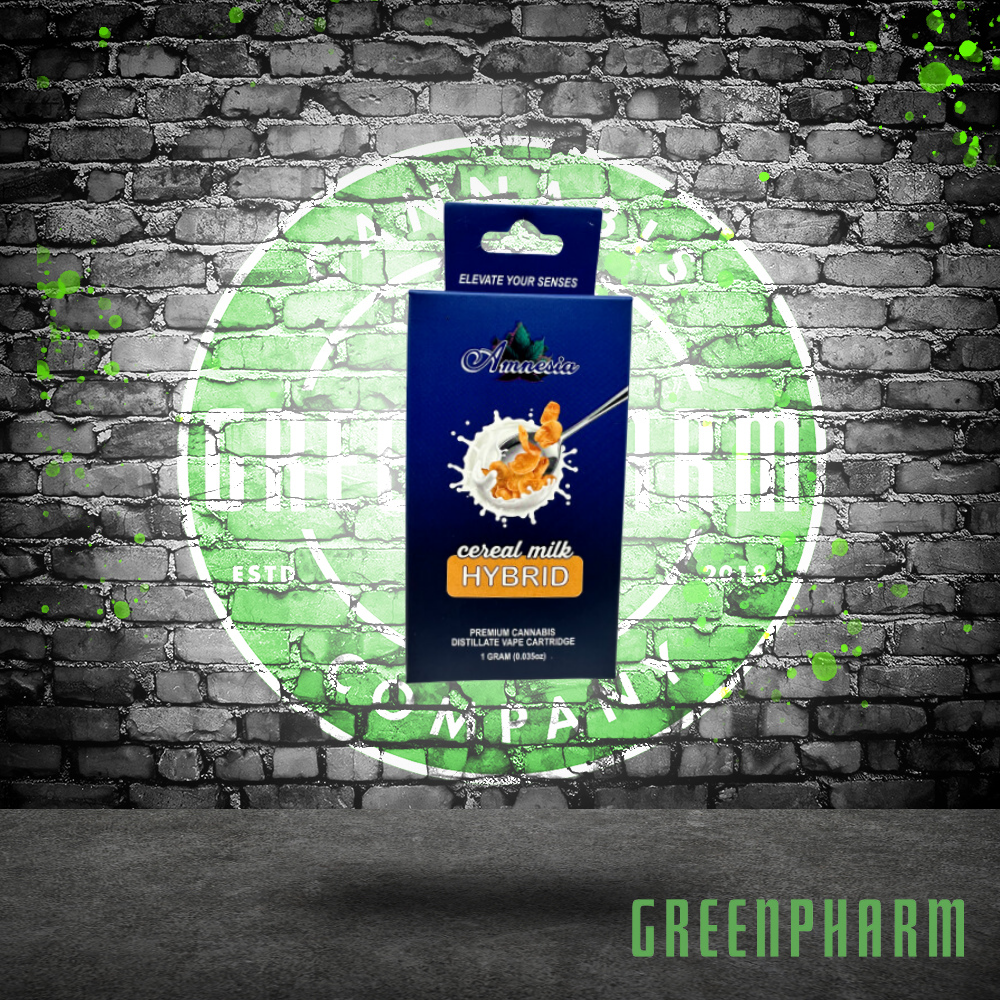 Photograph of product: Amnesia Cereal Milk Vape Cart