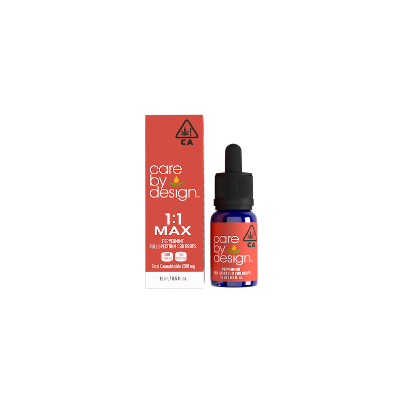 Photograph of product: CBD Refresh Drops MAX 1:1 (15ml) - Care By Design