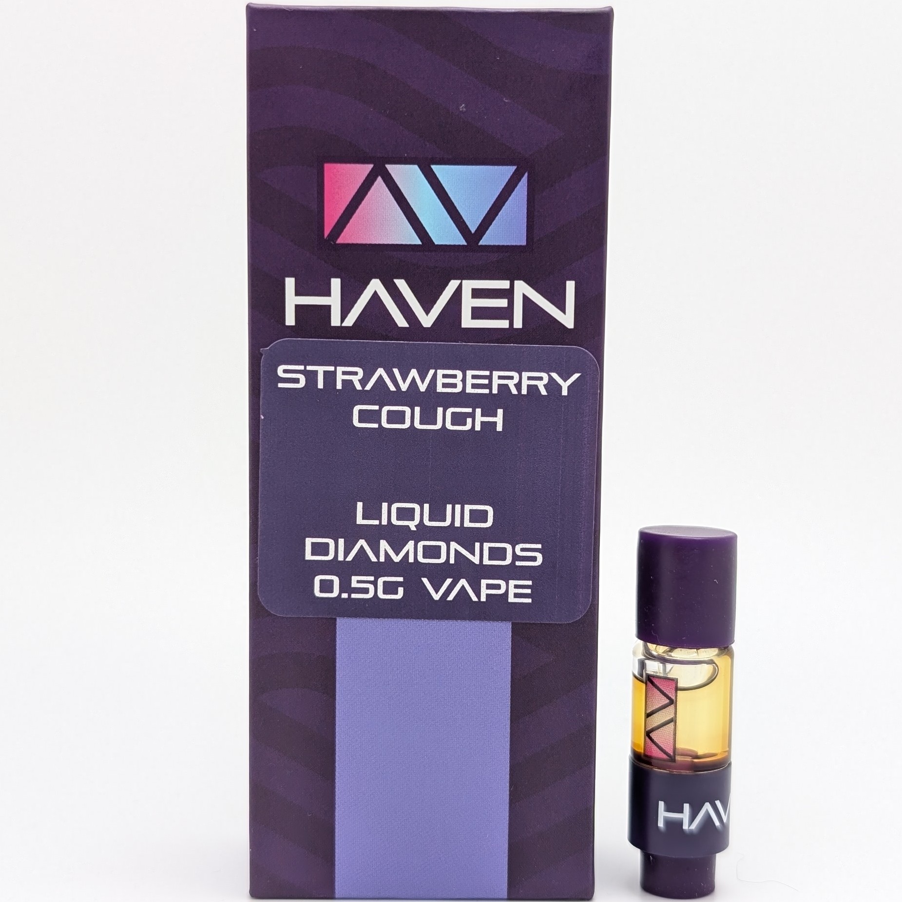 Photograph of product: Liquid Diamonds Strawberry Cough .5g Cart