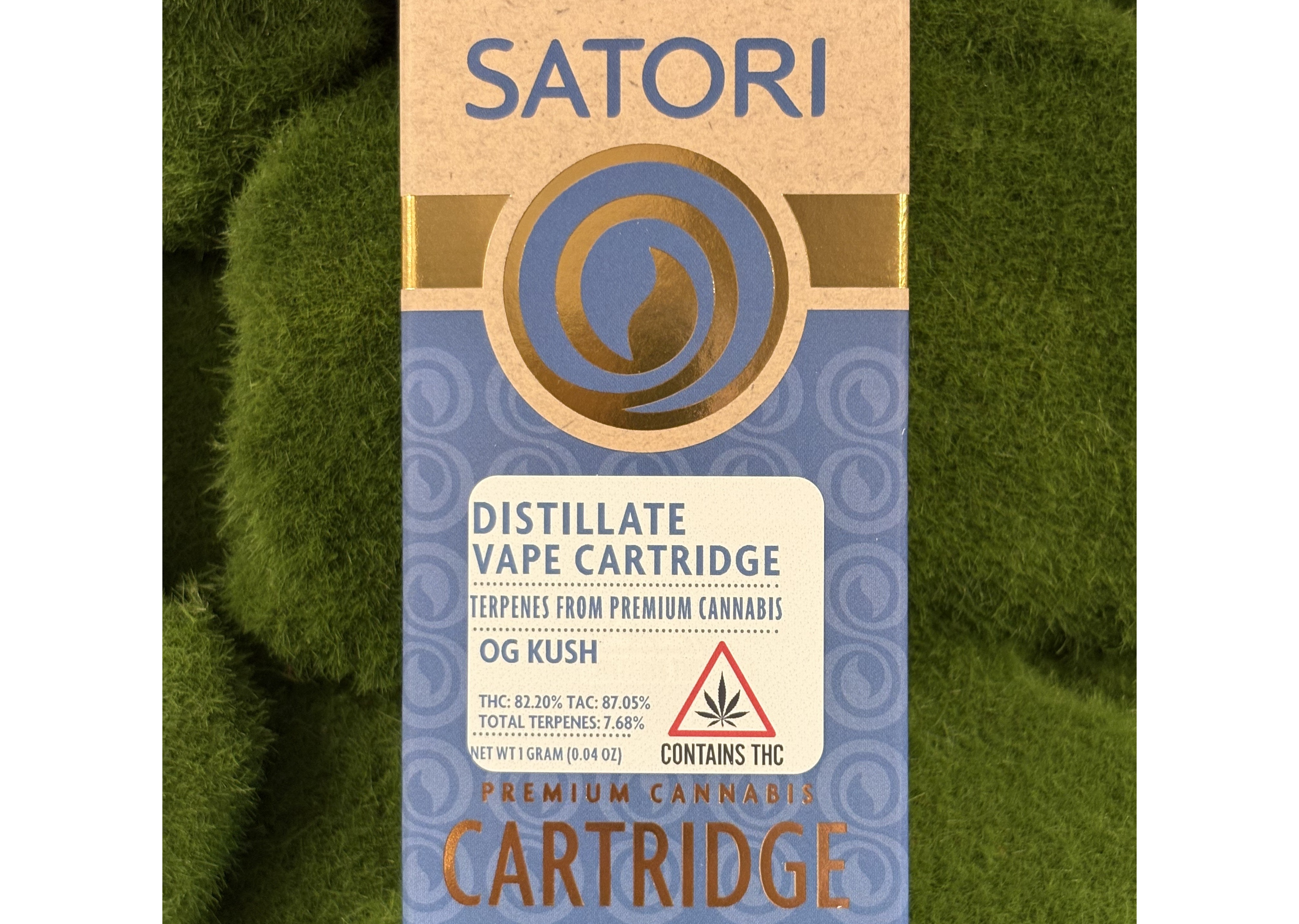 Photograph of product: Distillate Vape Cart | OG Kush | Satori