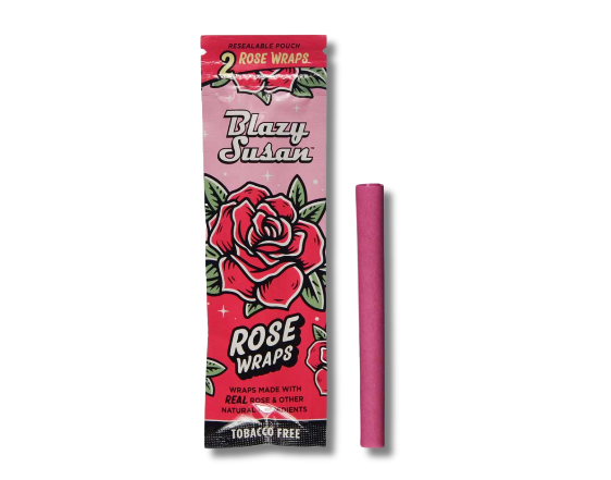 Photograph of product: BLAZY SUSAN ROSE BLUNT WRAPS | 2PK
