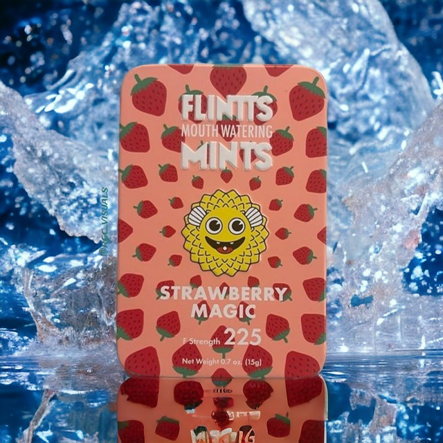 Photograph of product: Flintts Mints - Strawberry Magic