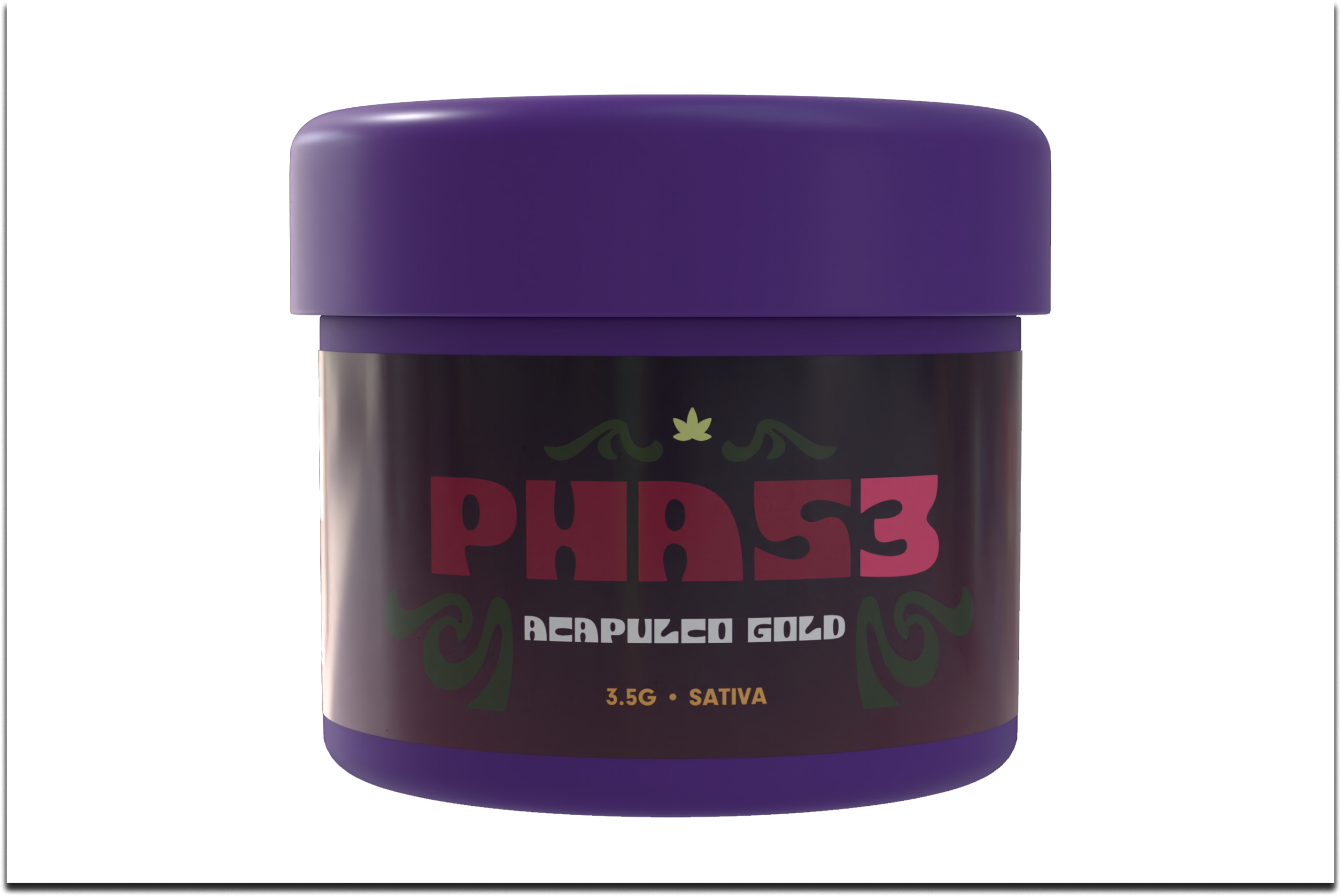 Photograph of Product: $25 Eighth | Acapulco Gold | Phase 3 | 3.5g