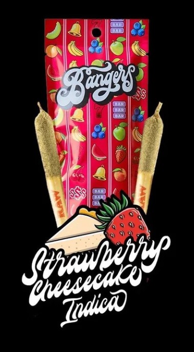 Photograph of product: (20301) Strawberry Cheesecake 2Pk INF PreRolls
