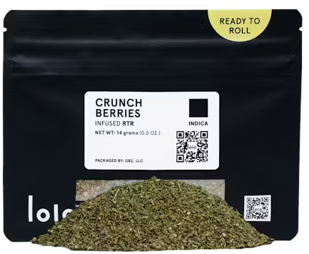 Photograph of product: 14g Crunch Berries Infused Ready to Roll - Lolo