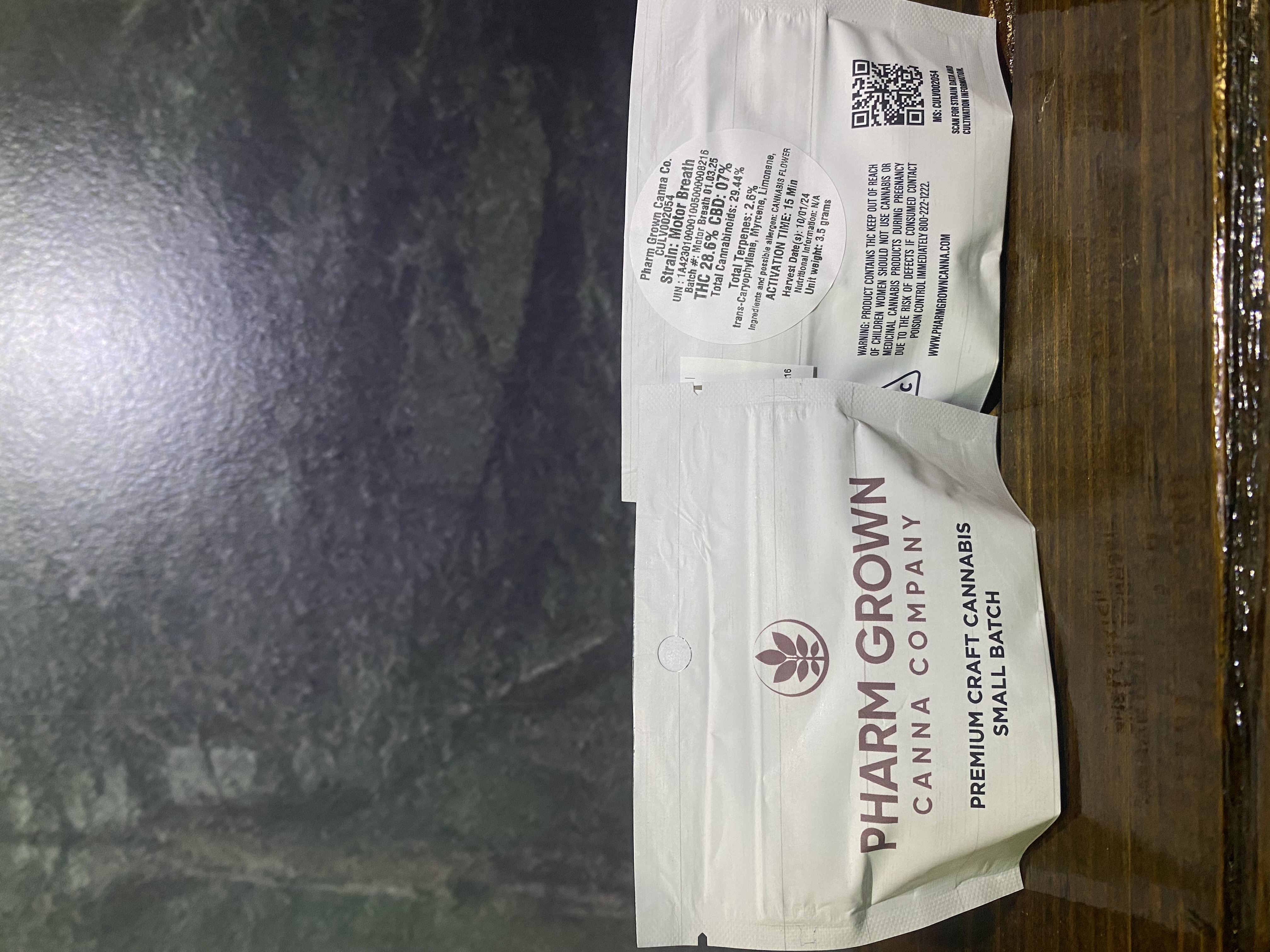 Photograph of product: Motor Breath Pharm Grown - 3.5g