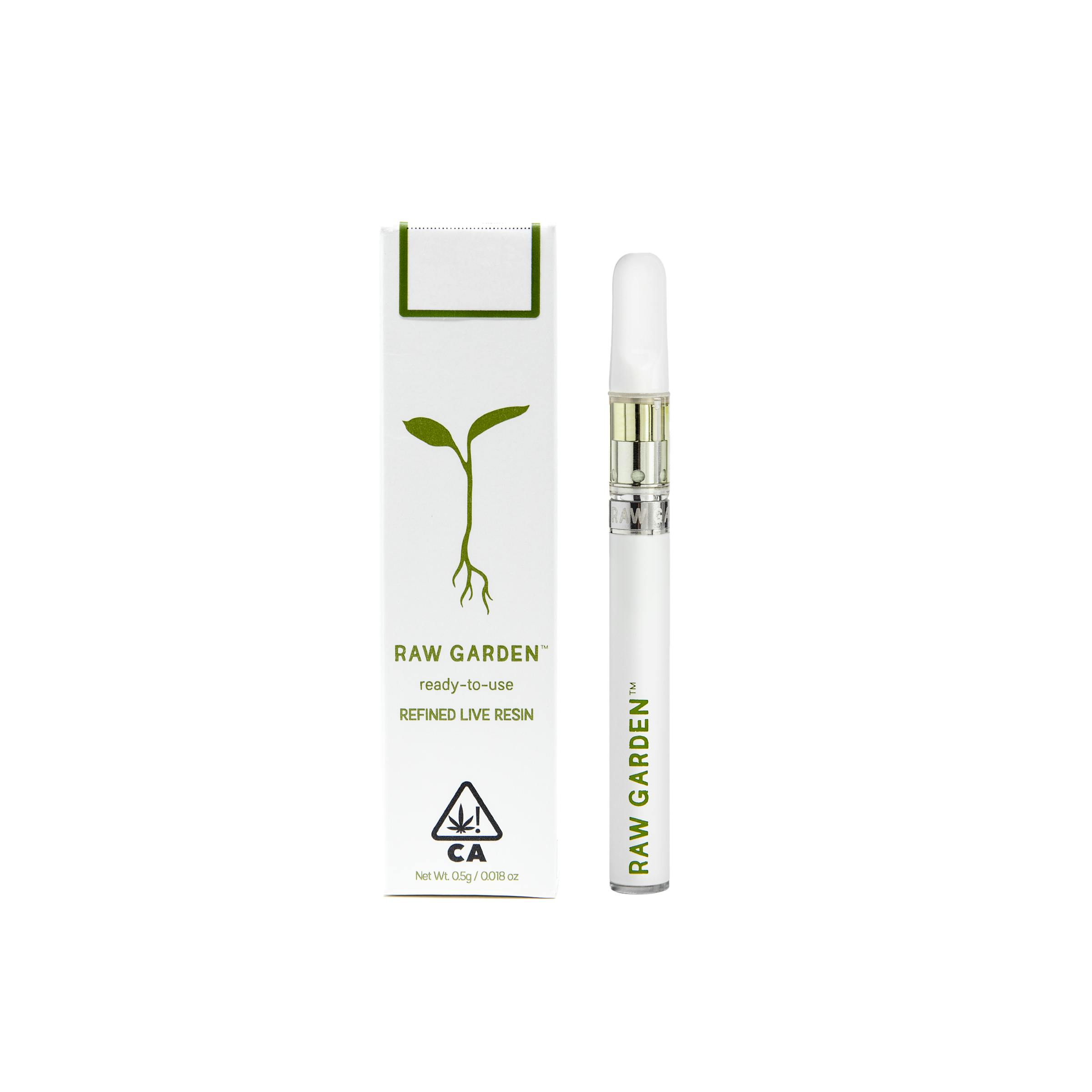 Photograph of product: Banana Cream OG 0.5G Ready-to-Use Refined Live Resin Pen