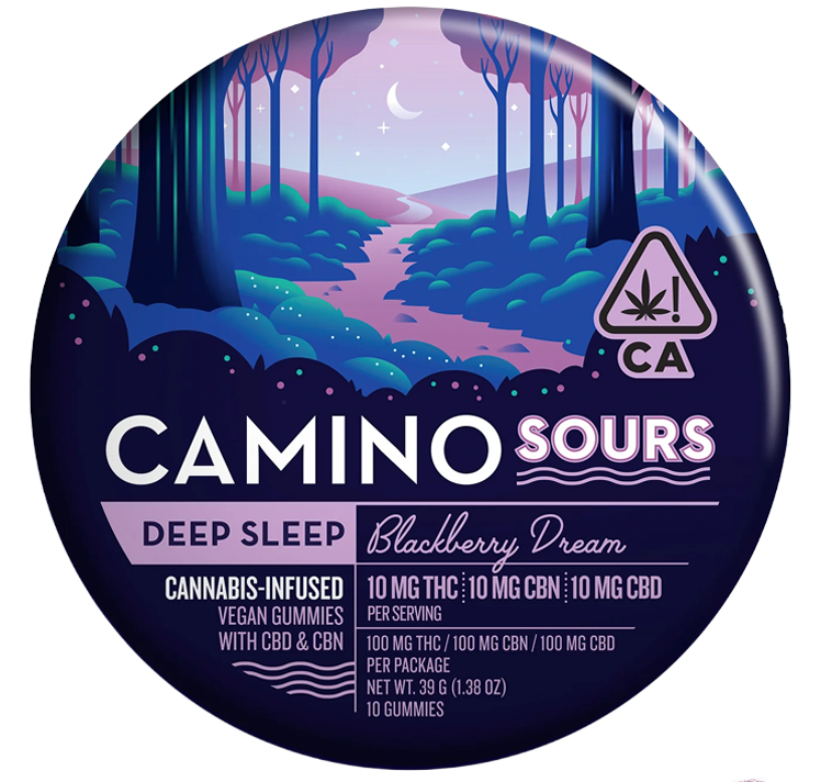 Photograph of product: Sour Deep Sleep Blackberry Dream 1:1:1 TH-oui:CBN:CBD | 39G