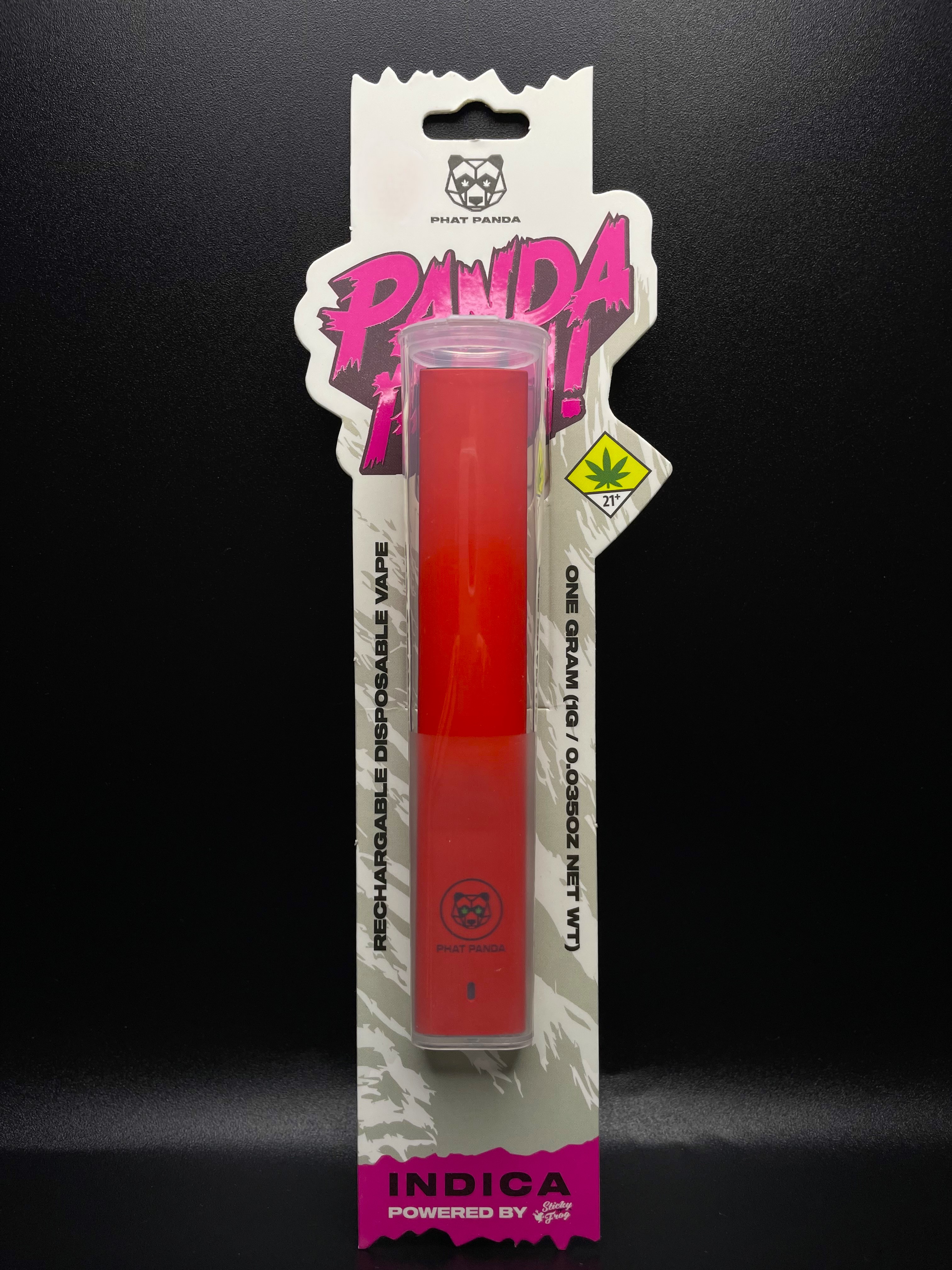 Photograph of product: DOH Panda Pen - Vape Cart: Grape Ape