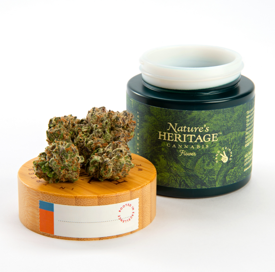 Photograph of product: Nature's Heritage | Platinum Kush Breath Popcorn - 7g