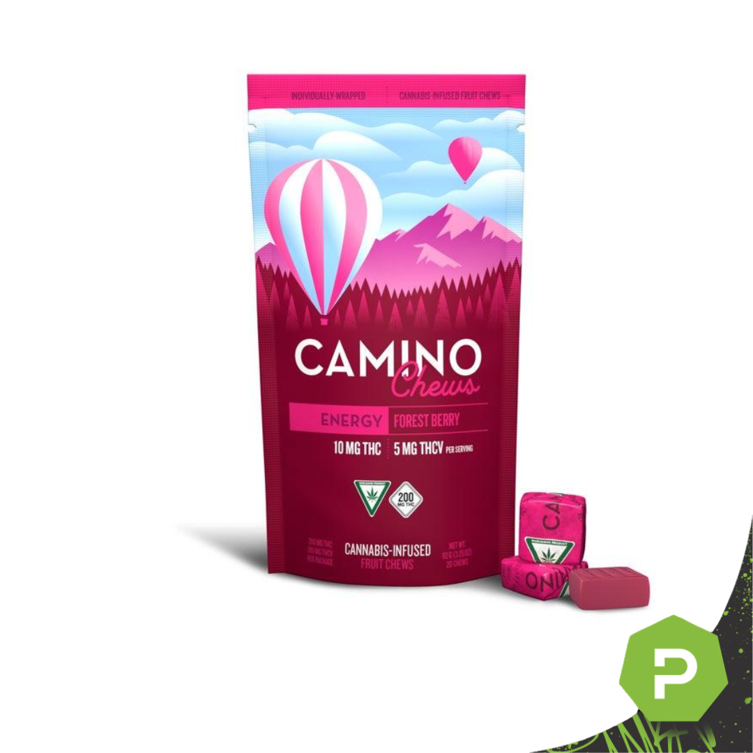 Photograph of product: Camino | 200mg Fruit Chews | Forest Berry (2:1 THC:THCv)