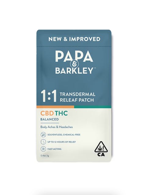 Photograph of product: Relief Patch 1CBD:1TH-oui - 