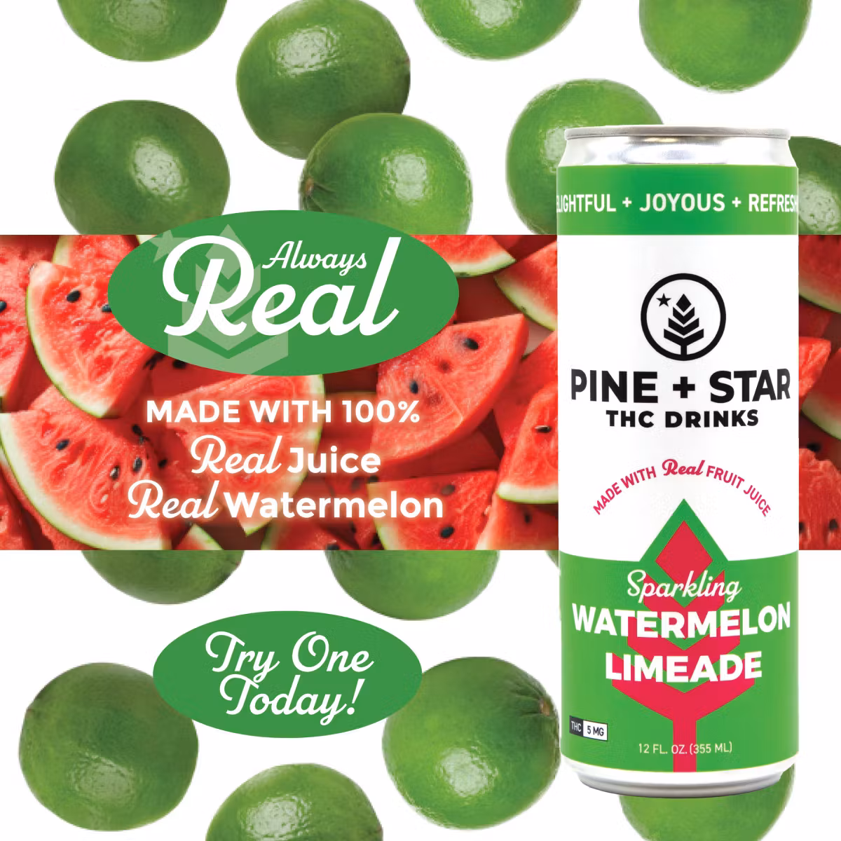 Photograph of product: Sparkling Watermelon Limeade | 1pk