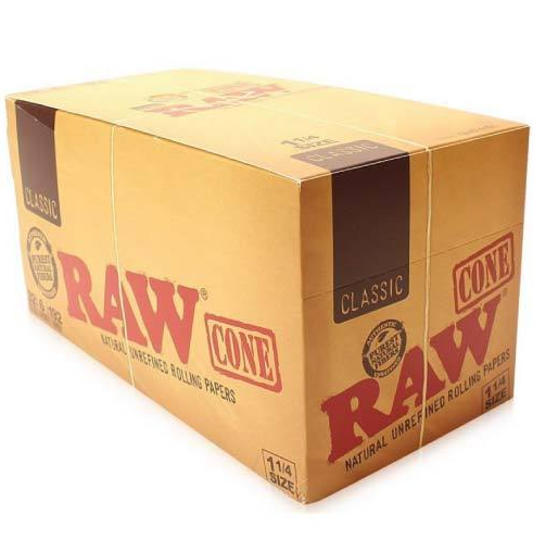 Photograph of product: RAW | Authentic Cones | 1 1/4" Classic 6pk